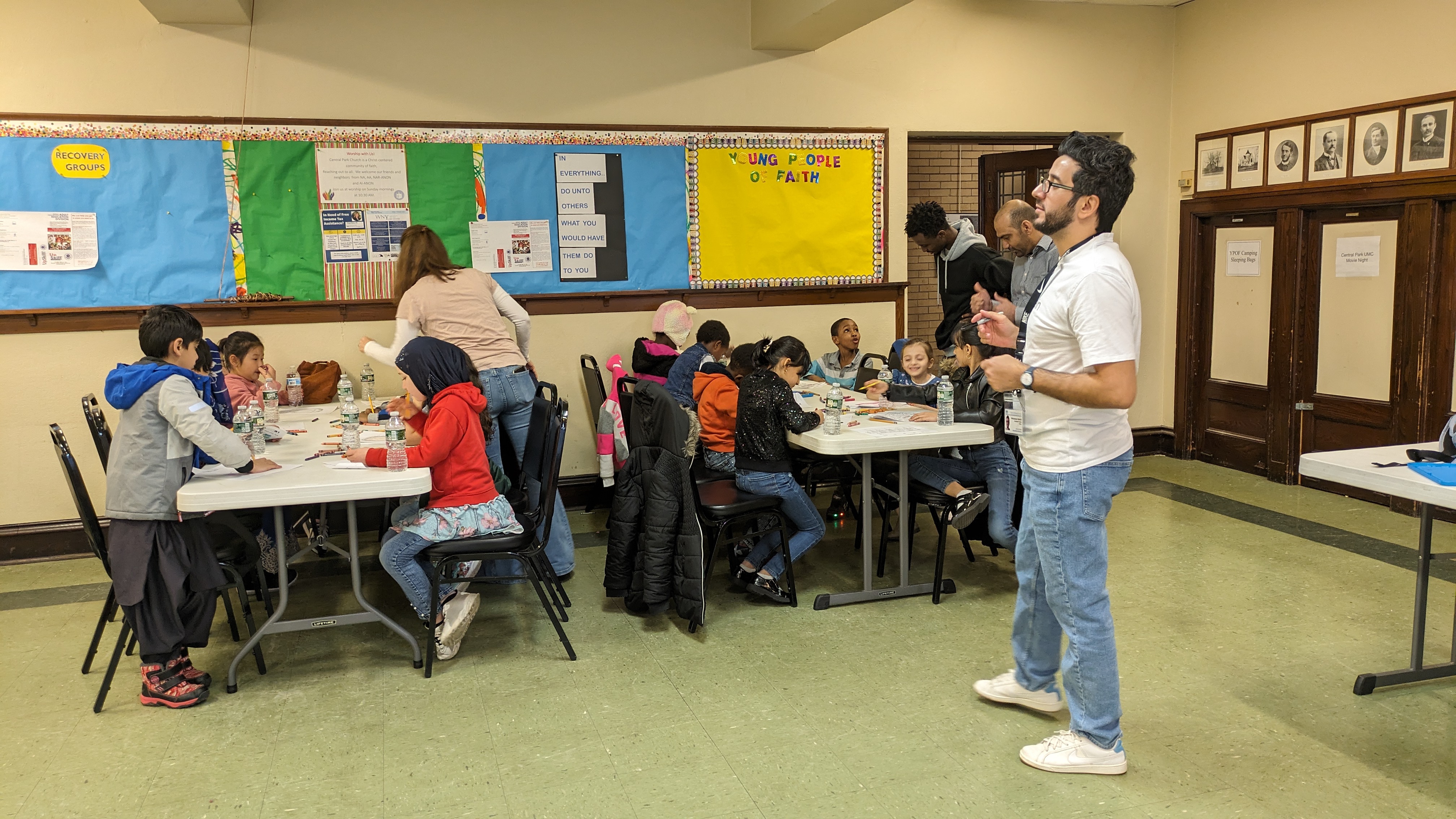 Newcomer orientation activities