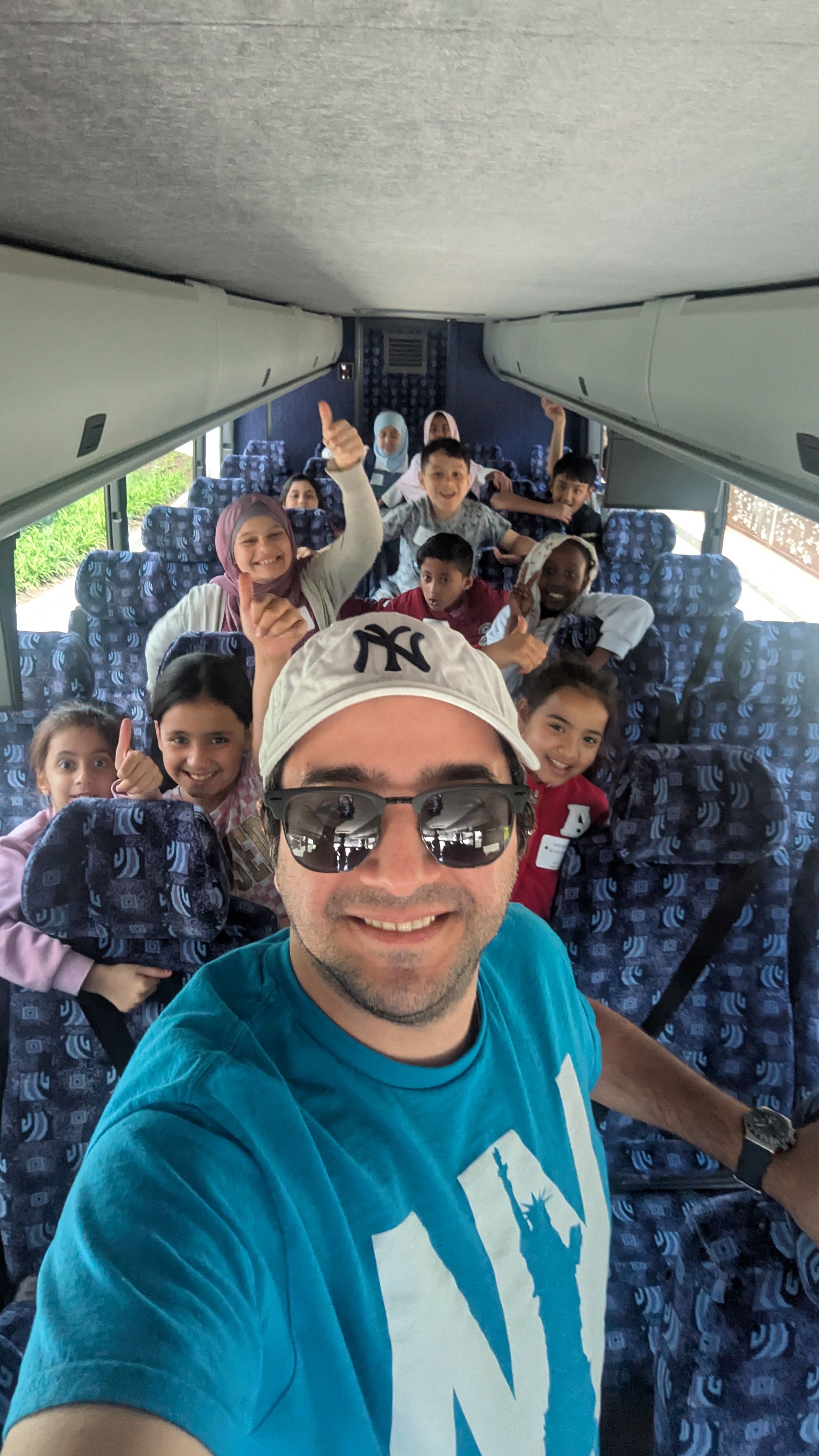 Field trip with refugee youth