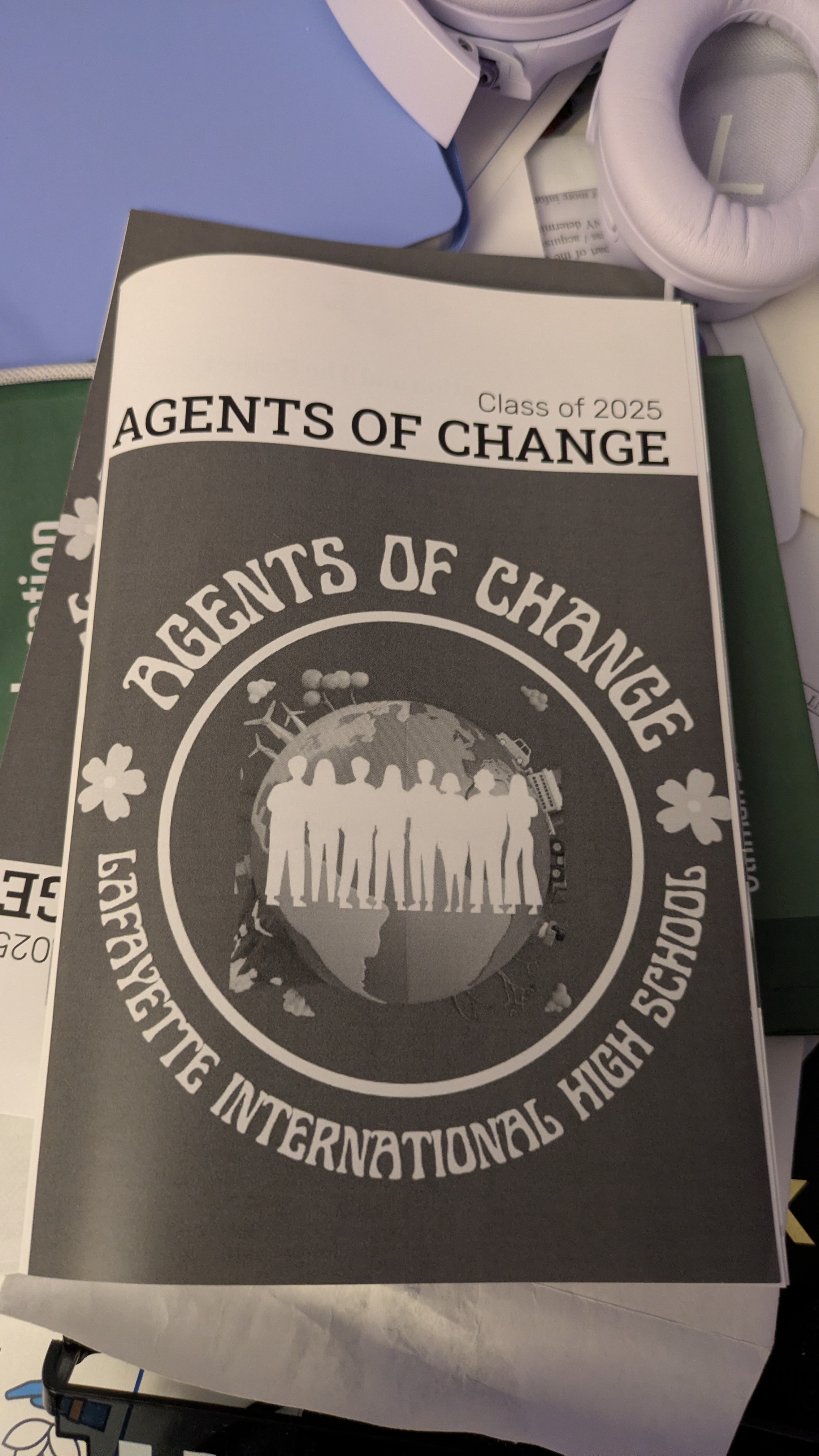 Agents of Change Class of 2025 handbook cover