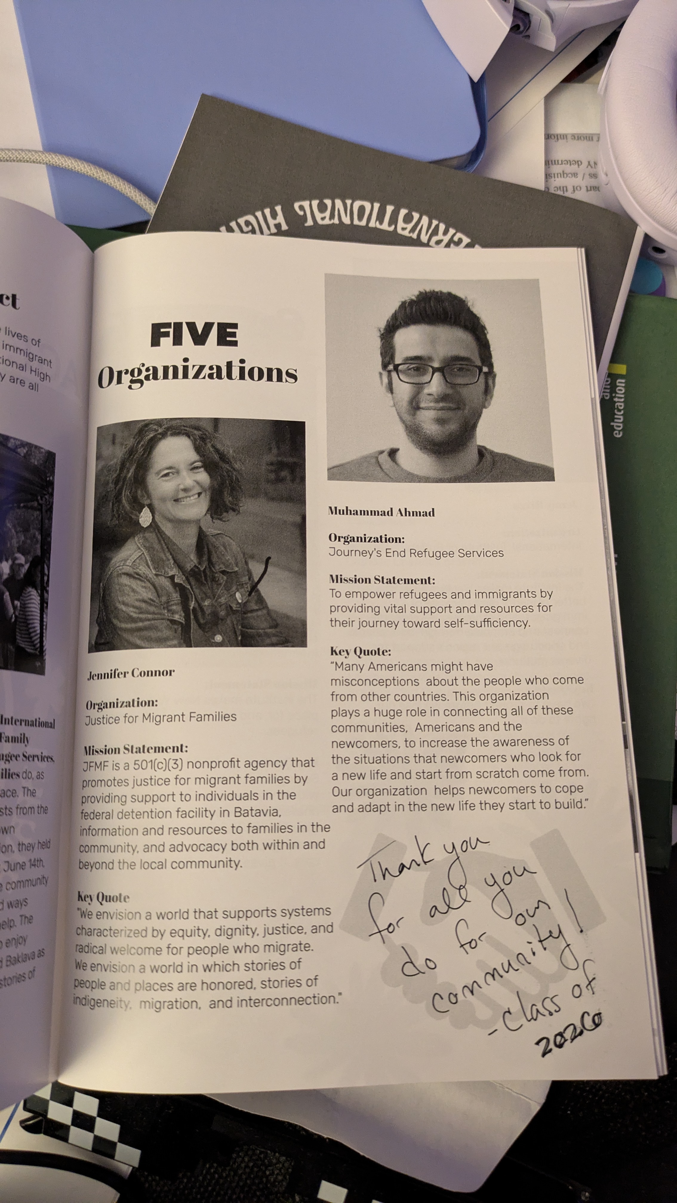 Muhammad Ahmad profile in Agents of Change handbook